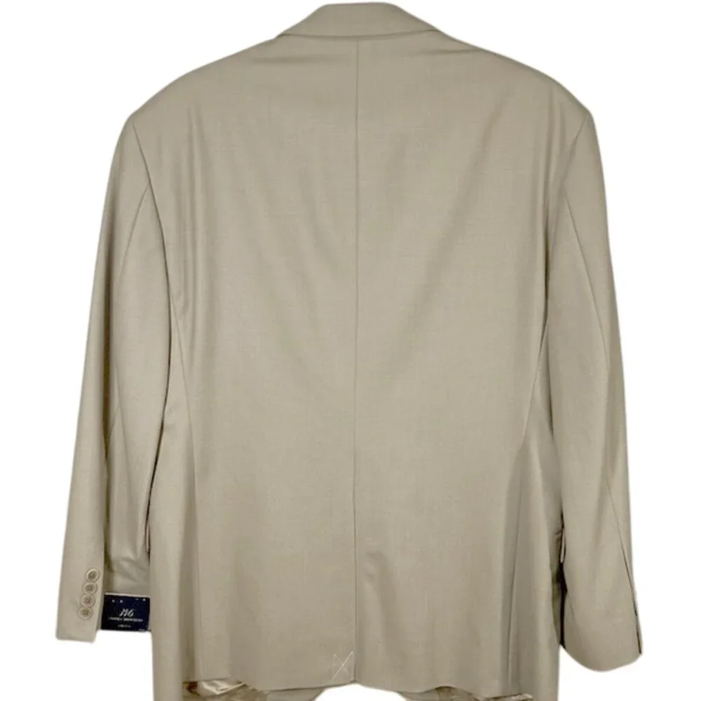 NEW Brooks Brothers Dartmouth Sportcoat!  Classic Tan  Stretch Cotton  3 Button